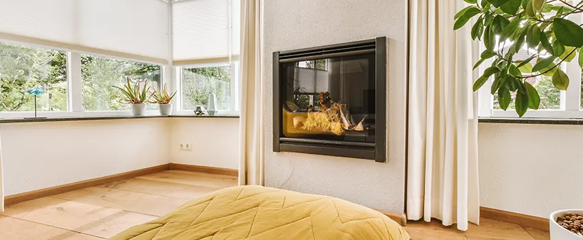 Residential Fireplace Ceramic Glass Installation in Arlington, WA