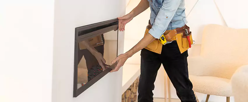 Metal Fireplace Installation in Arlington, Washington