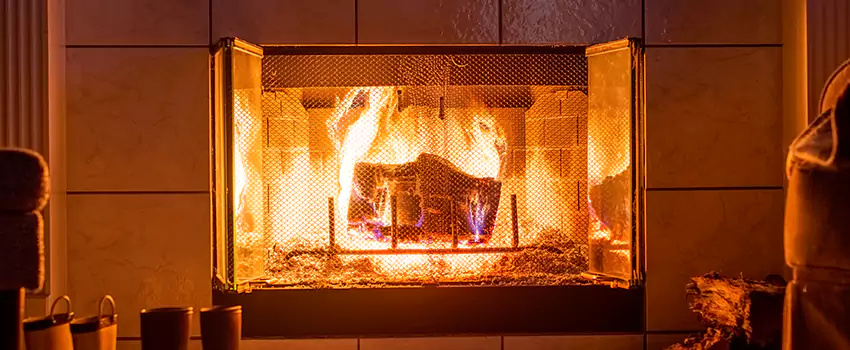 Mendota Hearth Landscape Fireplace Installation in Arlington, Washington