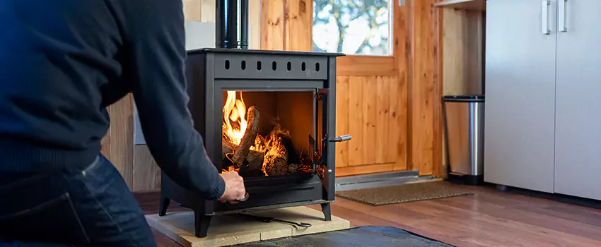 Open Hearth Wood Fireplace Installation in Arlington, WA