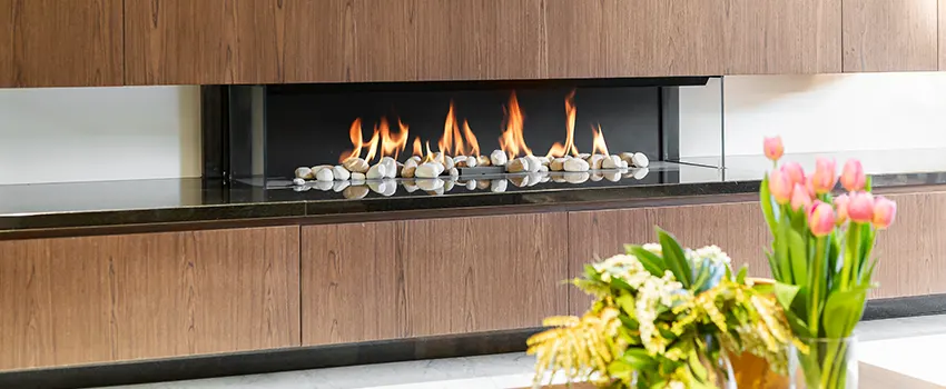 Double-height Fireplace Design Refurbishment in Arlington, Washington