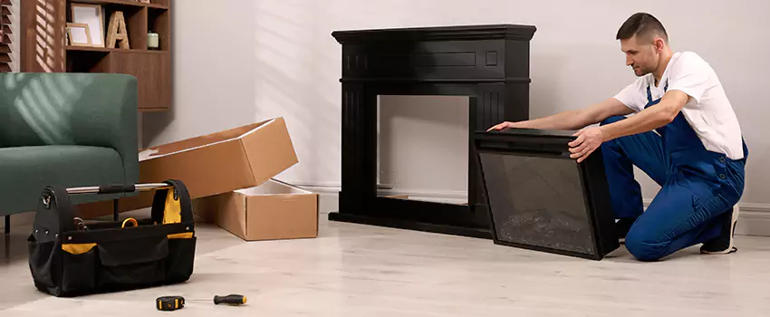 Old Rusted Metal Fireplace Repair And Replacement in Arlington, WA
