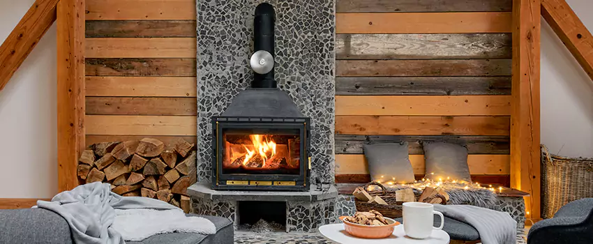 Thelin Hearth Products Direct Vent Gas Stove Fireplace Inspection in Arlington, Washington